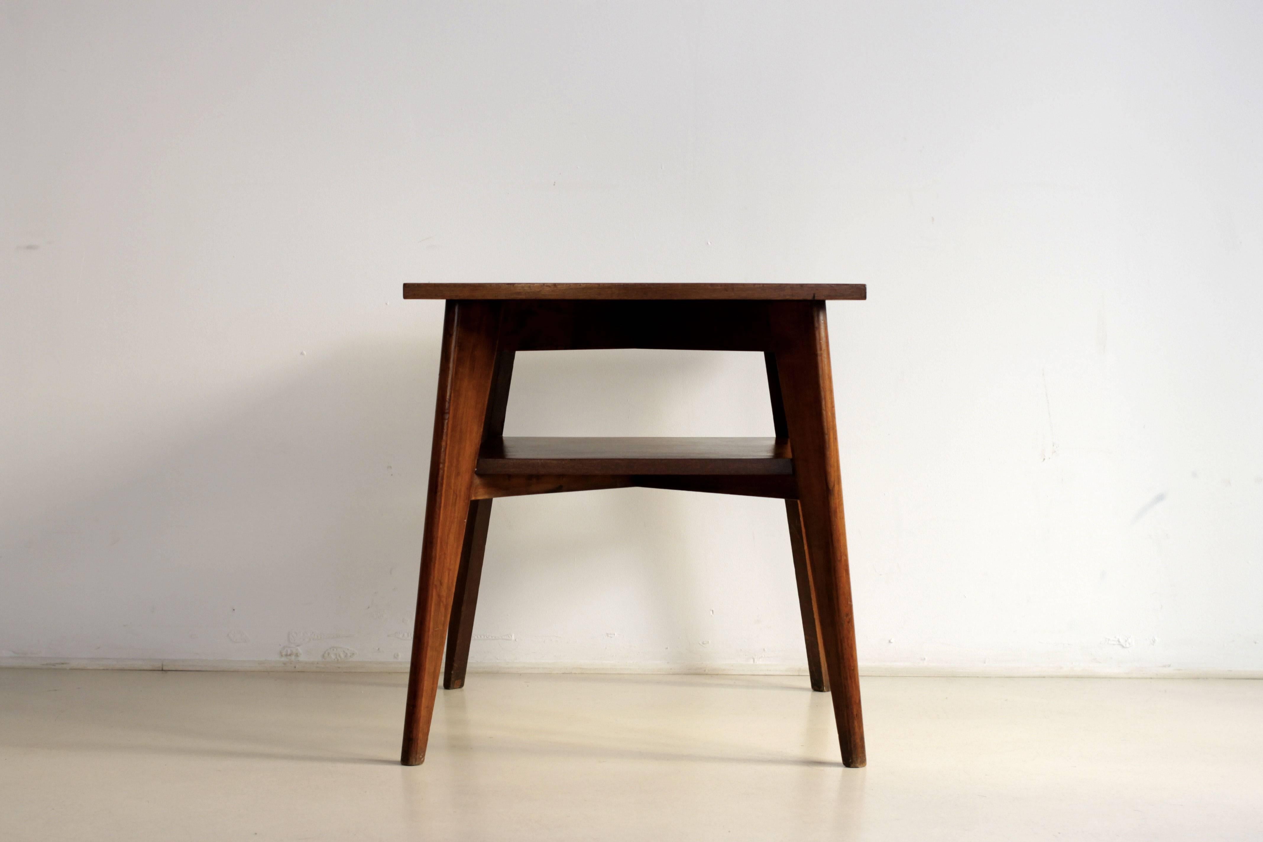 Mid-Century Modern French Side Table, circa 1940s For Sale