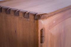 Cabinet in Solid Elm Wood by Franz Xaver Sproll, Switzerland
