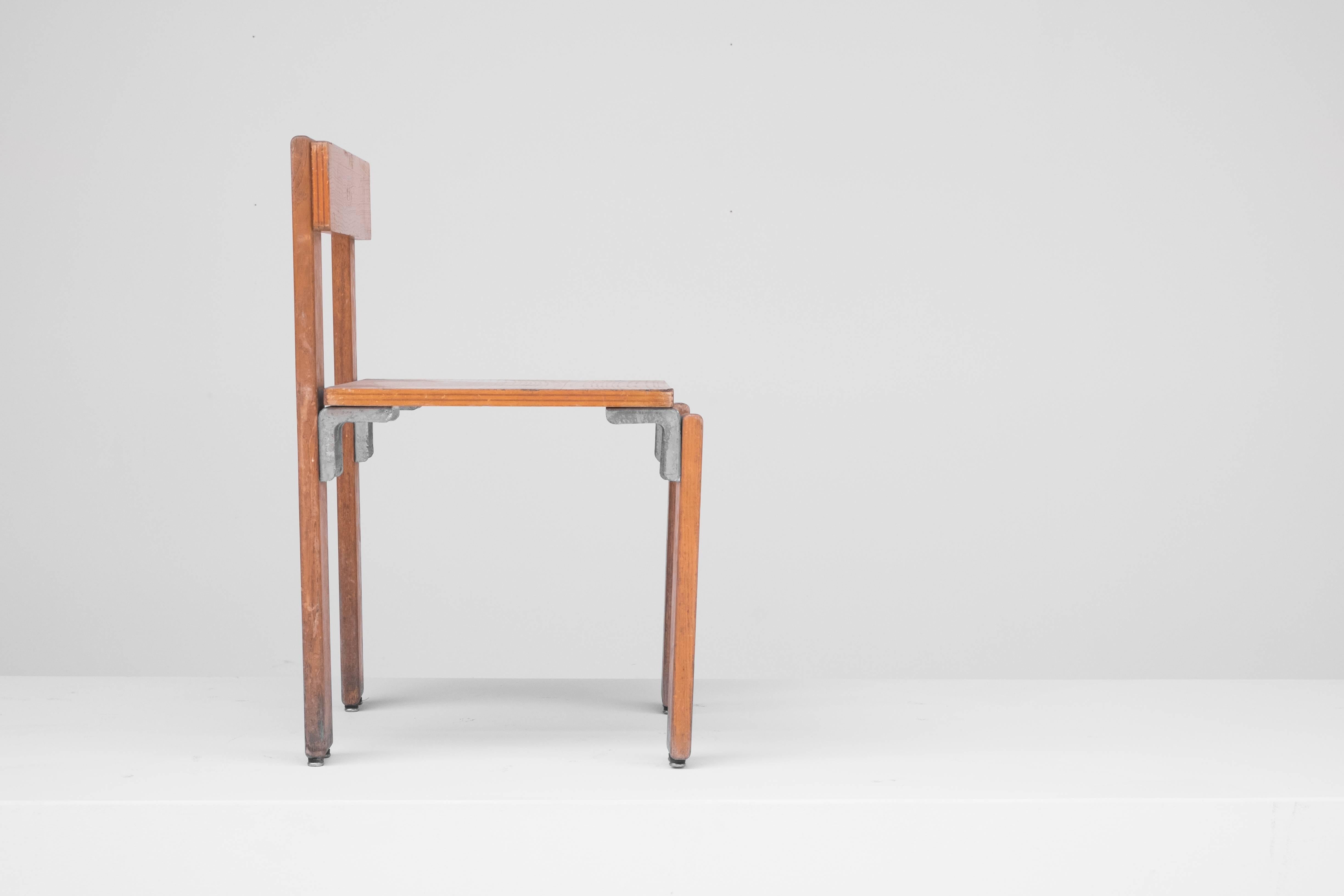 Mid-Century Modern Chair by Georges Candilis and Anja Blomstedt for Resort 'Les Carrats', 1970s For Sale