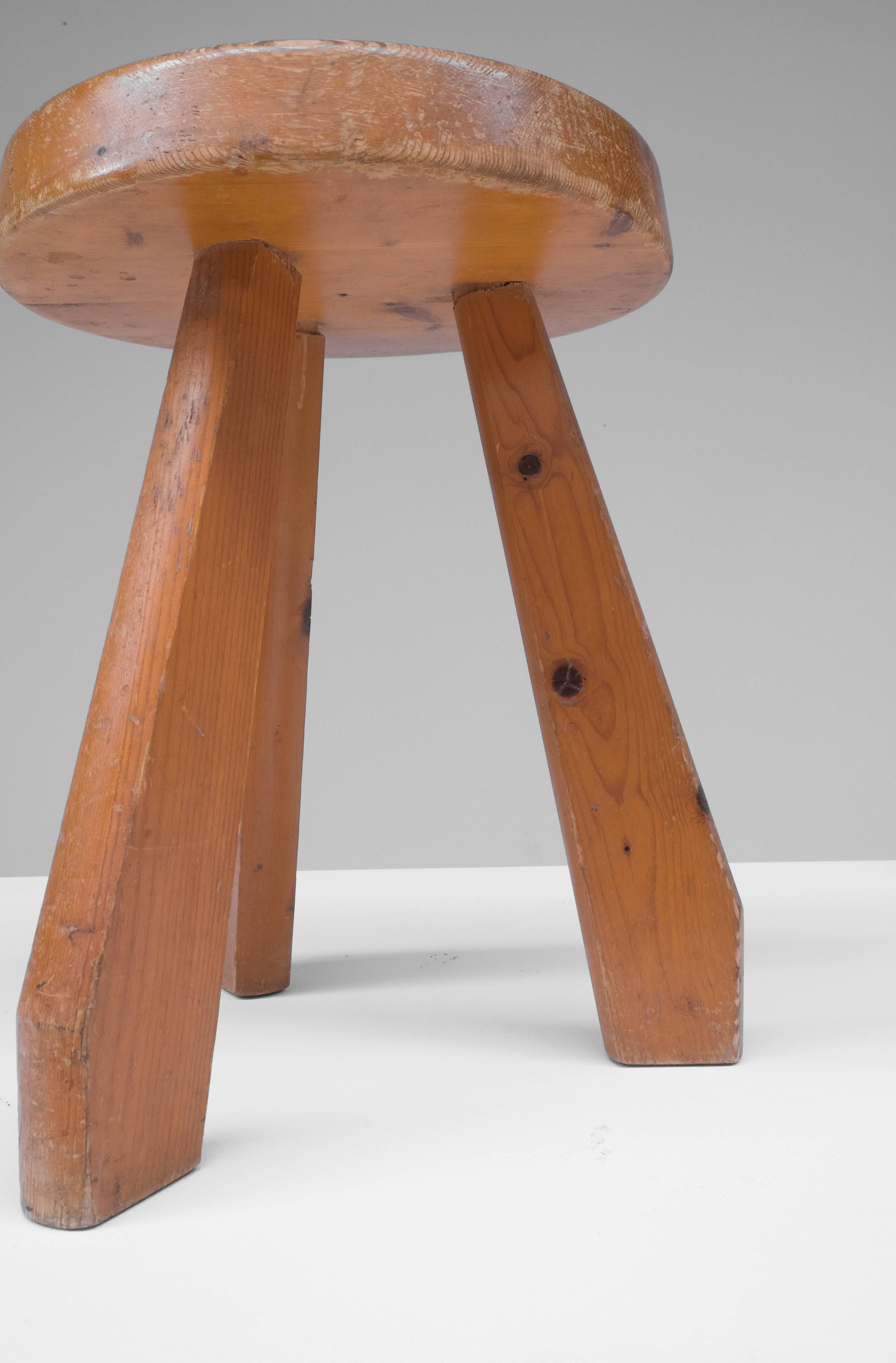 20th Century Charlotte Perriand 'Sandoz' Stool, France, 1960s For Sale