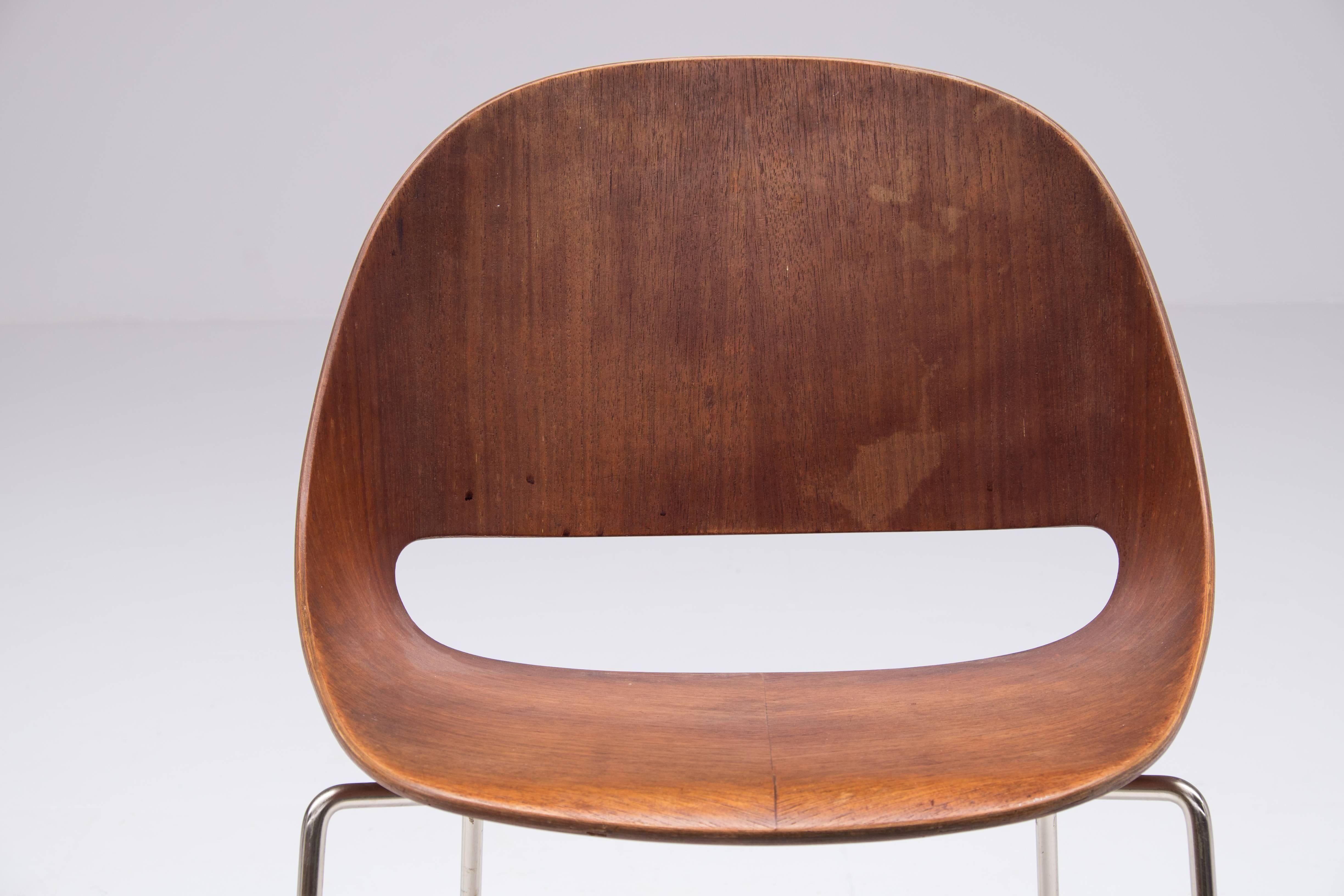 SL58 Chair by Begian Architect Léon Stynen, 1950s For Sale 2