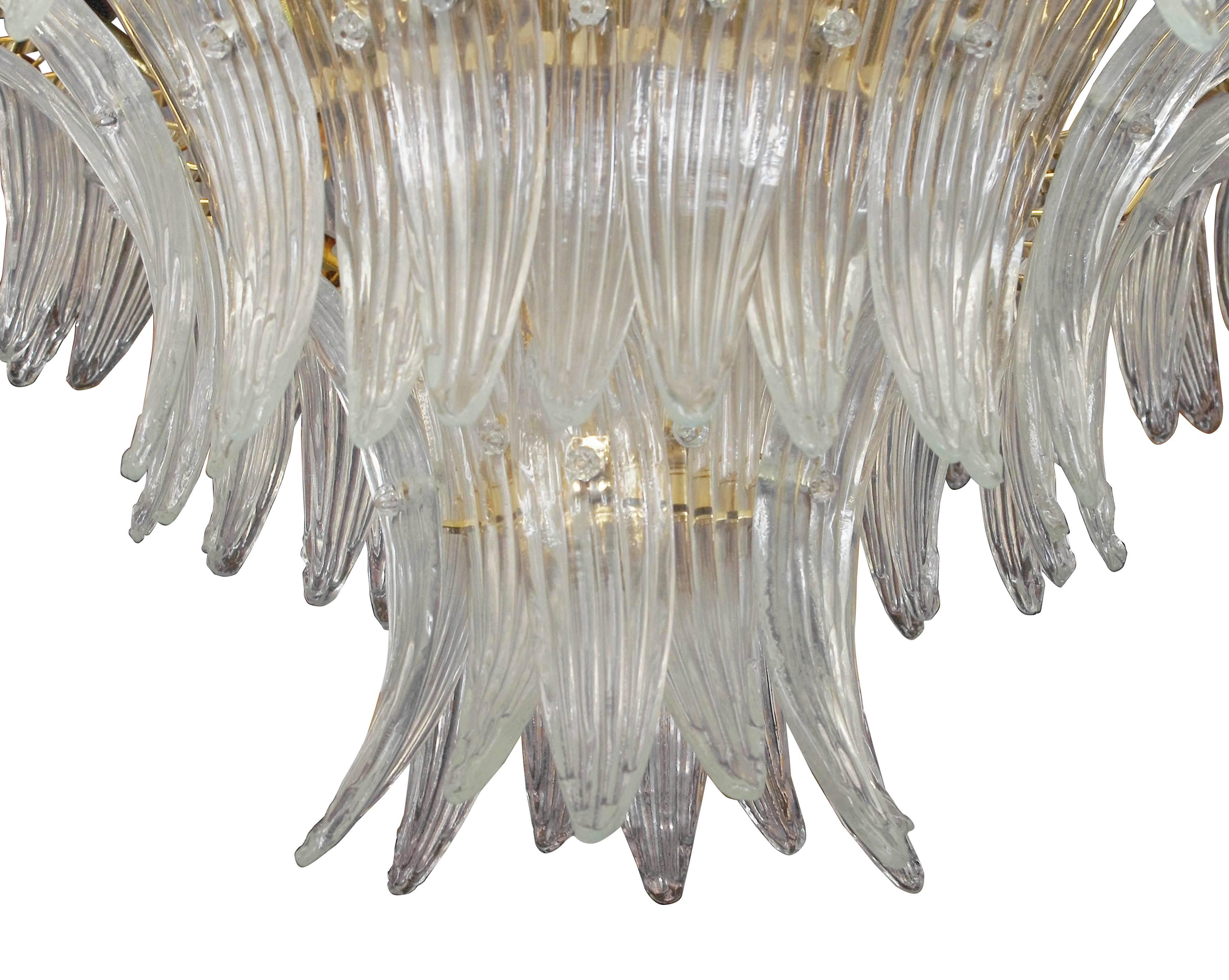 Tropicale Palmette Chandelier by Fabio Ltd In New Condition For Sale In Los Angeles, CA