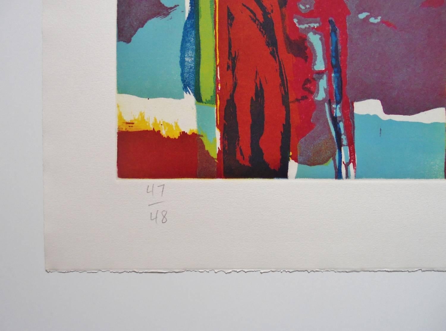 American John Chamberlain Print 'Three Daughters, More Rain' from Natural Landscape Suite For Sale