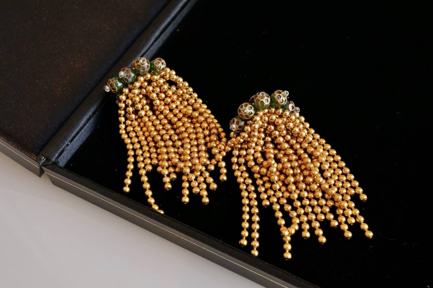 Paris House London Jewellery, Pair of Earrings, 1950s, English For Sale 1