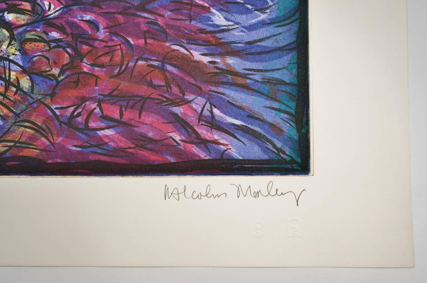 Canadian Malcolm Morley Print 'Return of Ulysses', 1984, American For Sale
