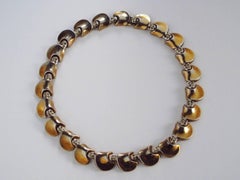 Trifari Vintage Modernist Necklace by Alfred Philippe, circa 1940s, America
