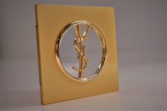 YSL Compact Makeup Mirror Gilt, circa 1980s, French