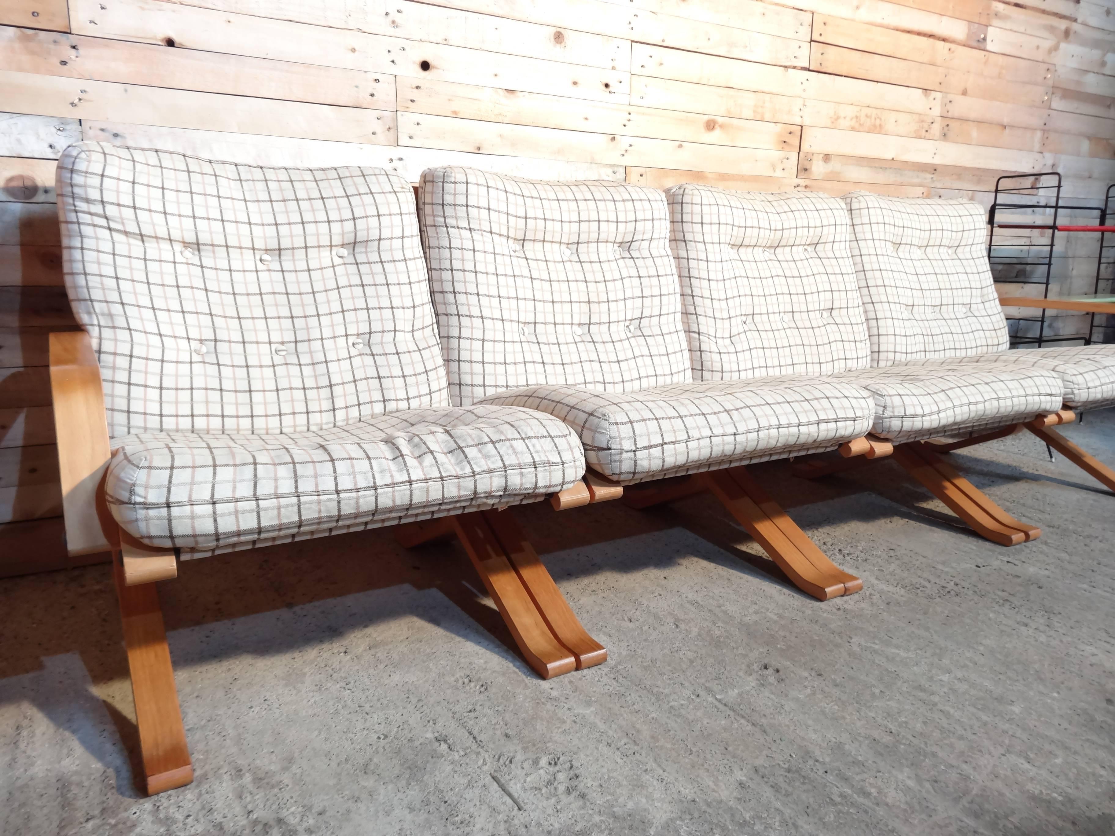 20th Century Mid-Century Modern 1960 Retro Danish Ingmar Relling Siesta Sofa or Chairs For Sale