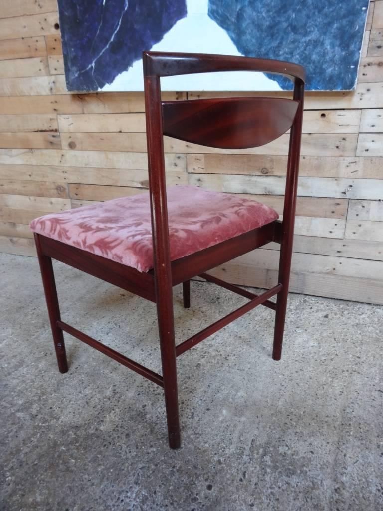 Mid-Century Modern 1960 6x Rosewood McIntosh Dining Chairs 1