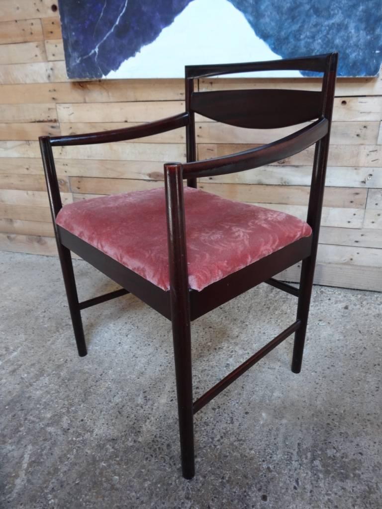 Mid-Century Modern 1960 6x Rosewood McIntosh Dining Chairs In Excellent Condition In Markington, GB