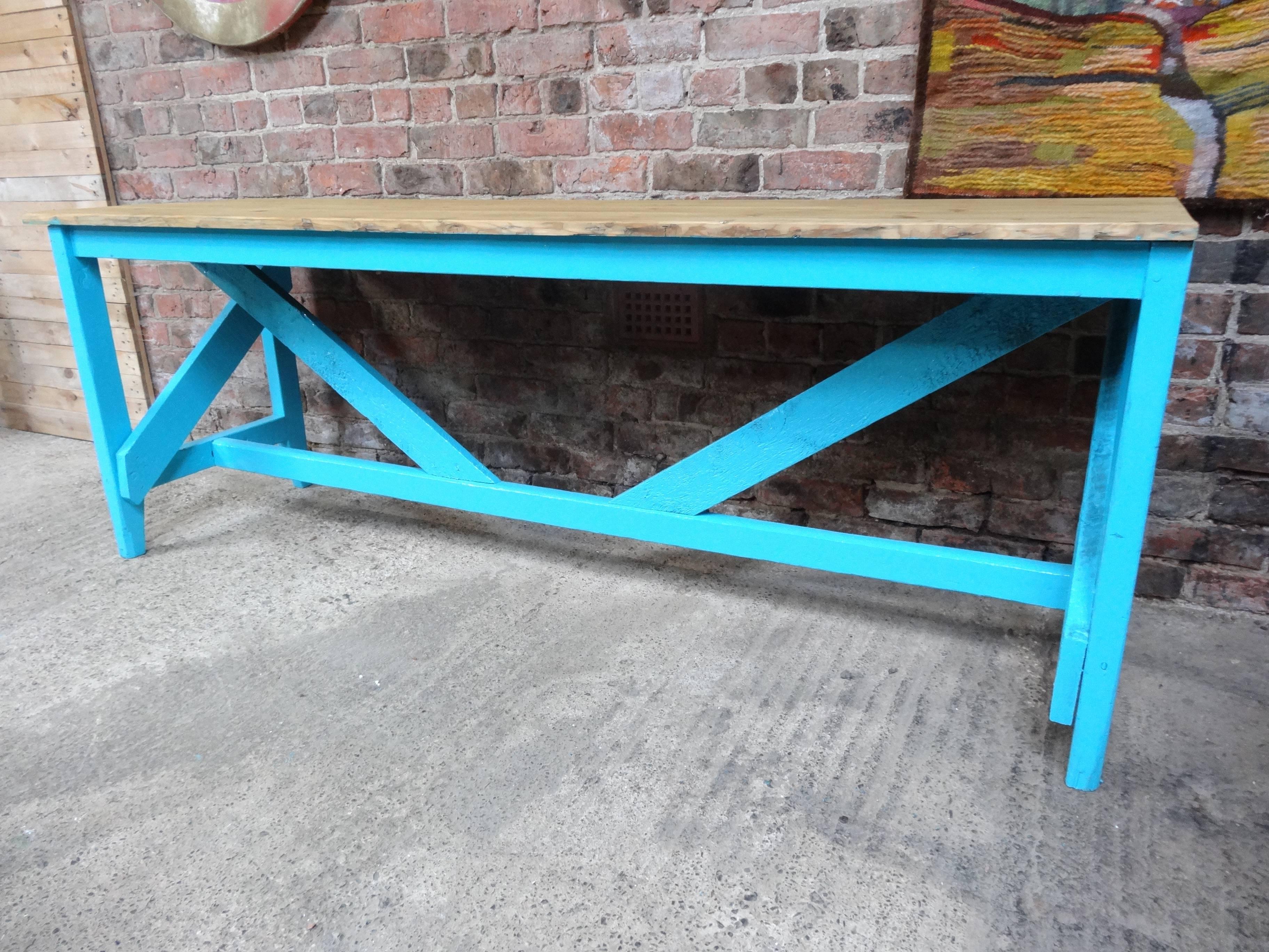 1910s Large Kitchen Table or Shop Display In Good Condition For Sale In Markington, GB