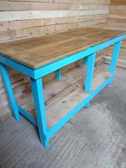 Table with Royal heritage 1910s Industrial Edwardian Large Kitchen Table