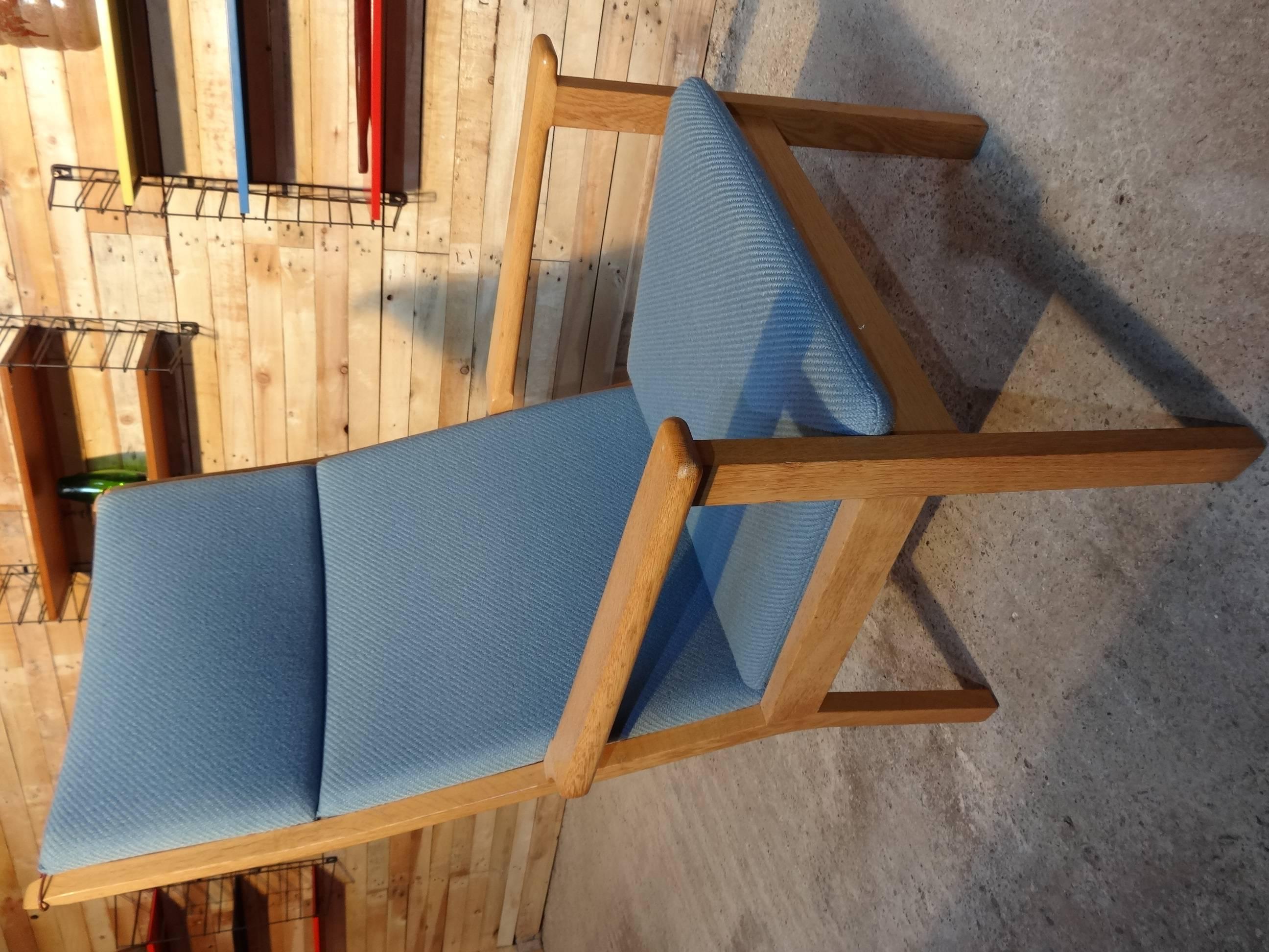 mid century modern Hans Wegner Solid Oak Armchair 1