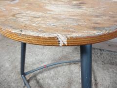 Original 1960s retro vintage French Painters Stool