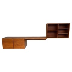 Exceptional Totally Free-Hanging Teak 1960 Retro Sideboard/Desk/Cocktail cabinet