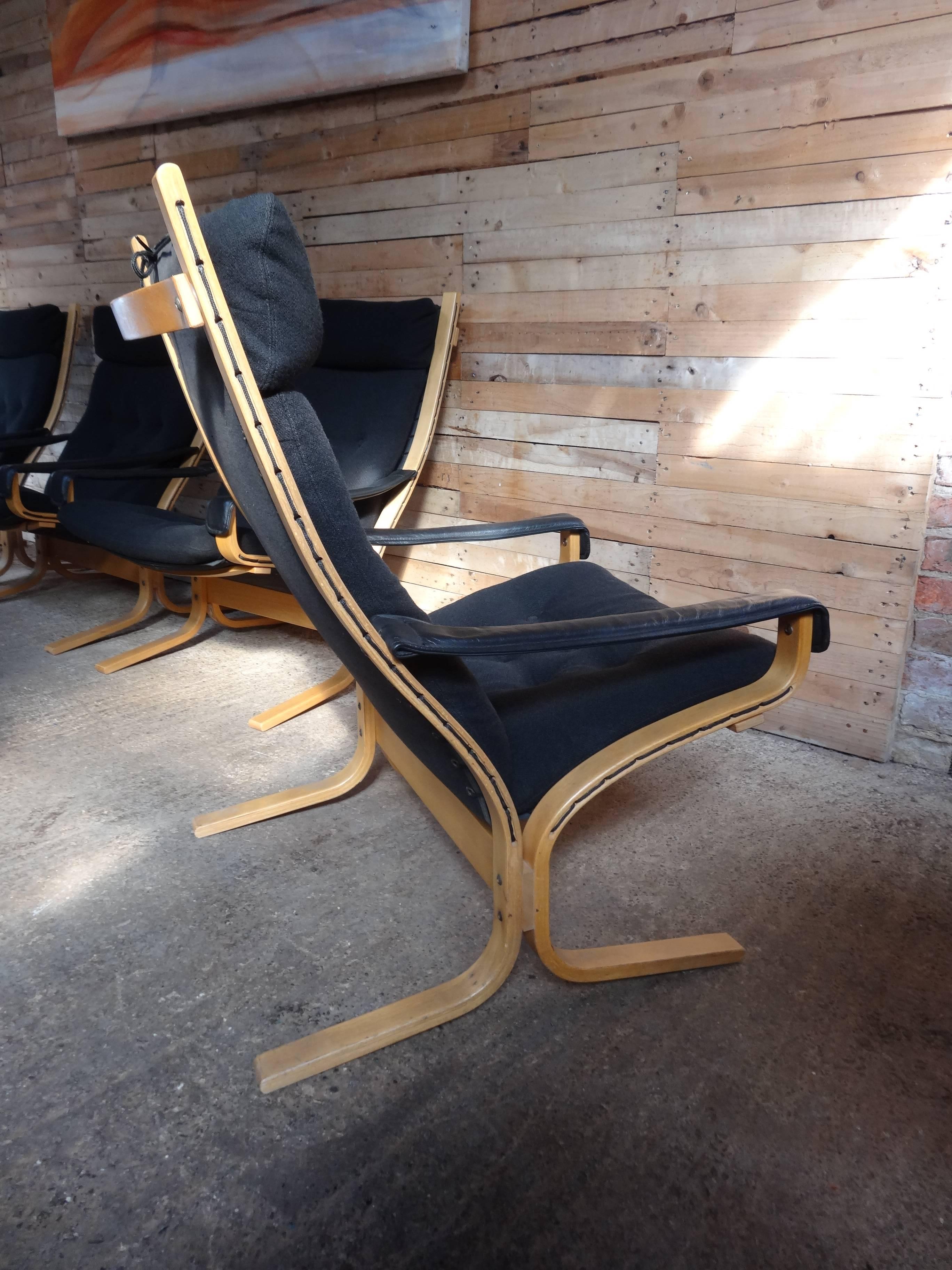 Norvégien Ingmar Relling, chaises Siesta vintage originales scandinaves recherchées en vente