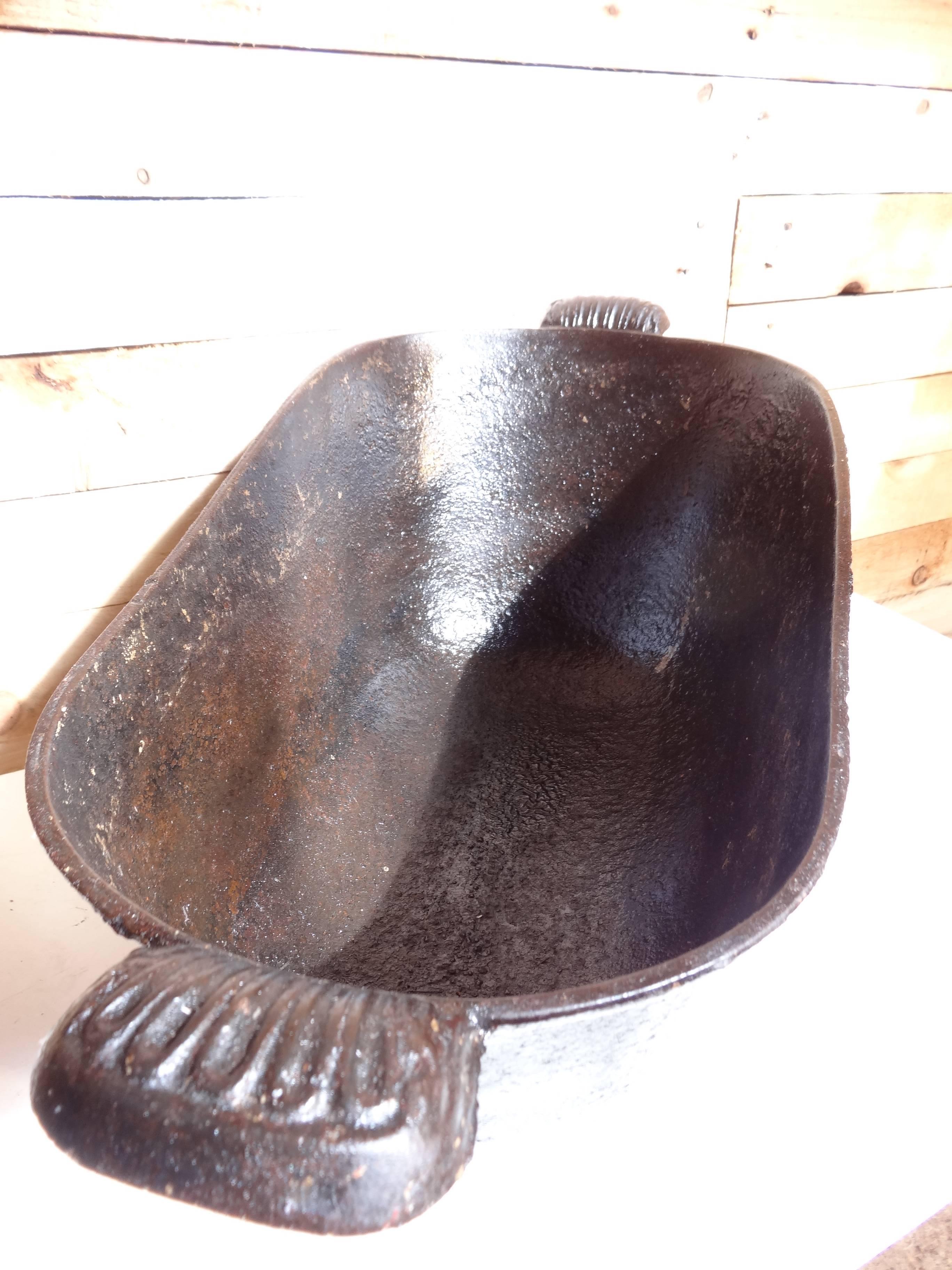 antique tin bath