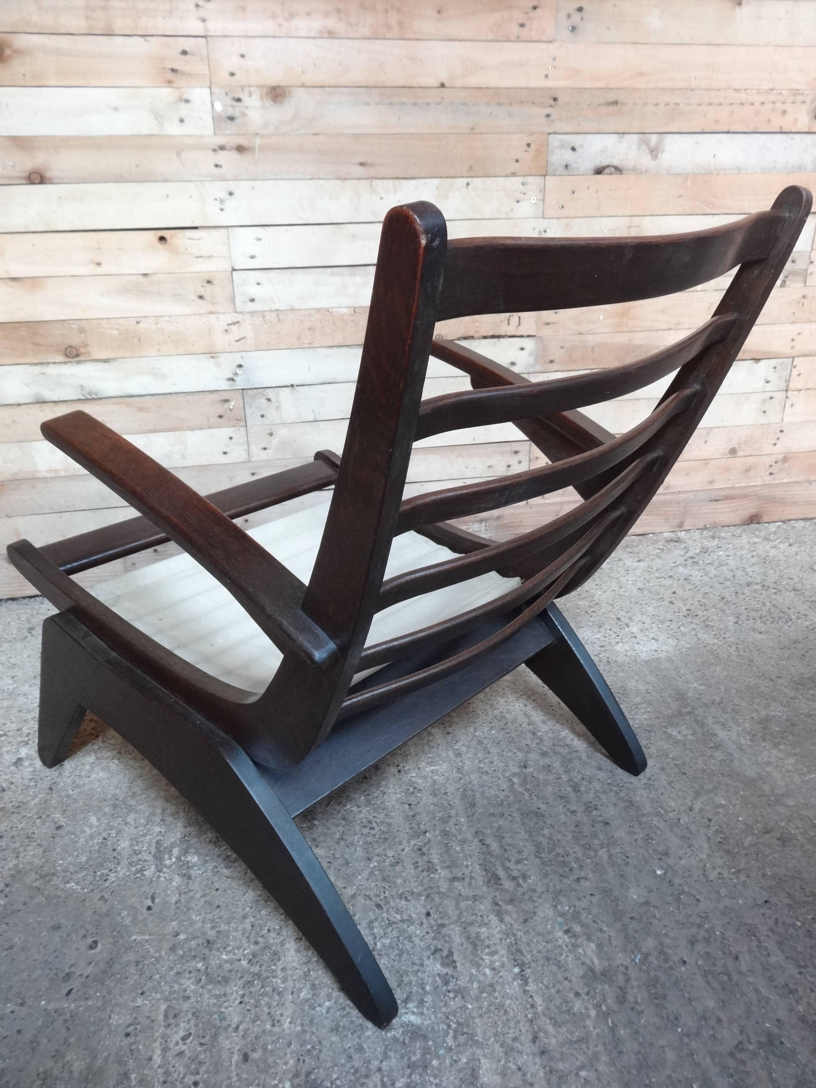 20th Century sought after Wim Van Gelderen for Spectrum 1950s Retro Lounge Chair