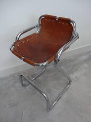 Selected by Charlotte Perriand for The Les Arcs Ski Resort, Four High Bar Stools