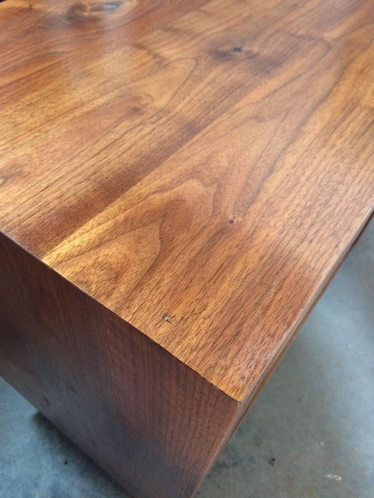 Sweep Cabinet in Black Walnut and Live Edged Butternut with Hand-Turned Legs 2