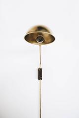 Atlas 45 Sconce in Brushed Brass and Oiled Walnut