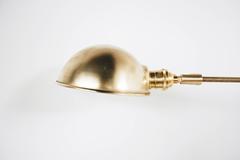 Atlas 90-Degree Wall Lamp in Darkened Brass and Oiled Walnut