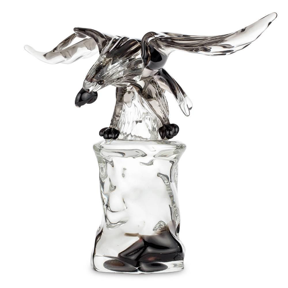 Italian Eagle in Glass from Murano, Mid-Century Modern For Sale