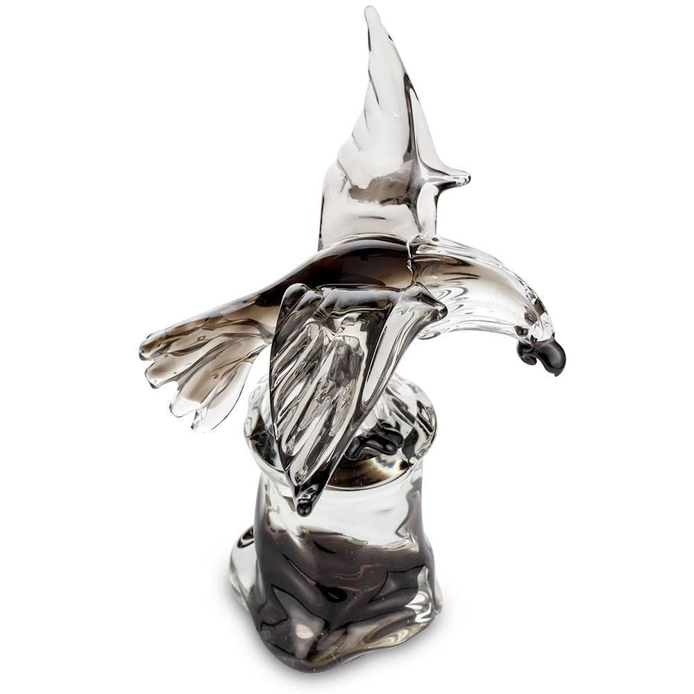 20th Century Eagle in Glass from Murano, Mid-Century Modern For Sale