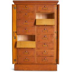 Banque De France Multi Clapet Drawers Cabinet, circa 1870