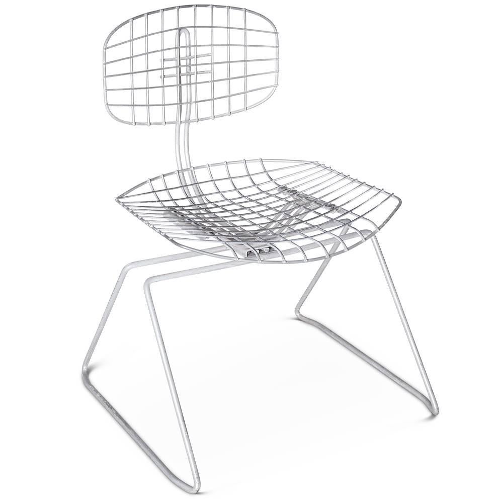 Modern Michel Cadestin, Set of Six Chairs Awarded by Jean Prouvé for Beaubourg Museum For Sale