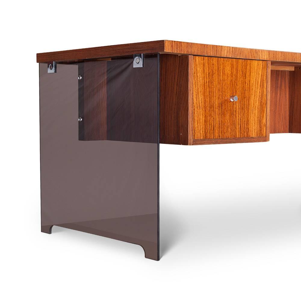 Mid-Century Modern Stunning Desk by Maxime Old, circa 1970 For Sale