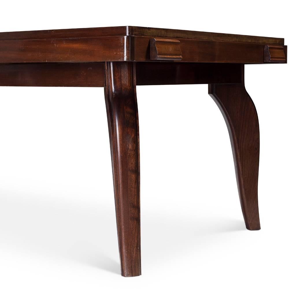 Mid-20th Century Stunning Art Deco Table by Gaston Poisson, circa 1940 For Sale