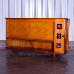 Oak Sideboard by Votre Maison, Guillerme et Chambron, circa 1960, France