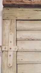Antique Door Panel with Original Hardware