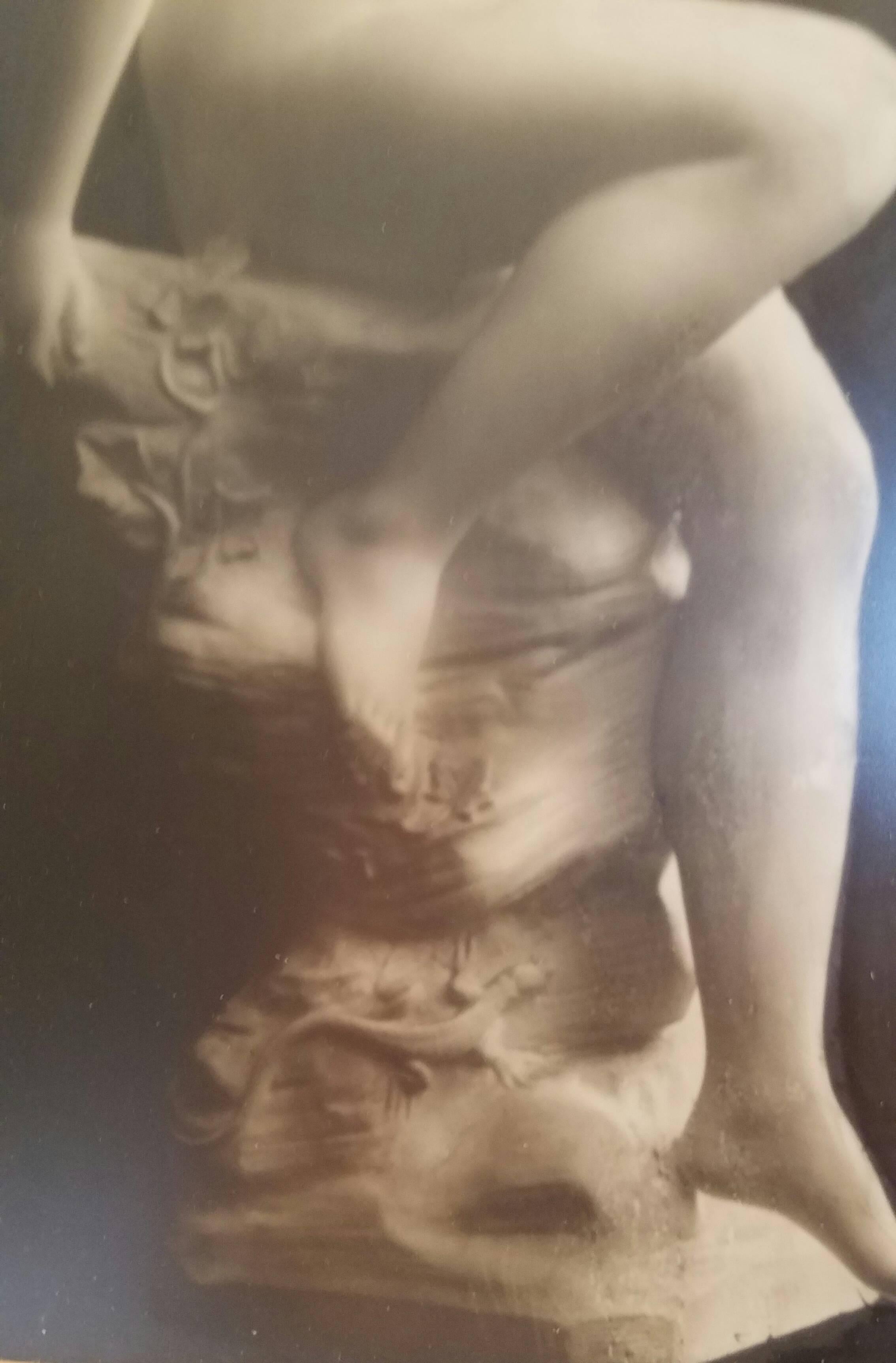American Classical Pair of Vintage Silver Gelatin Prints of Nudes in Period Frames For Sale