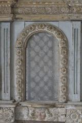18th Century French Provincial Altar Fragment Mirror