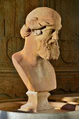 20th Century Plaster Bust of Mythological Figure
