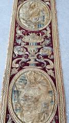 16th Century Spanish Ophrey with Metallic Thread and Deep Red Velvet