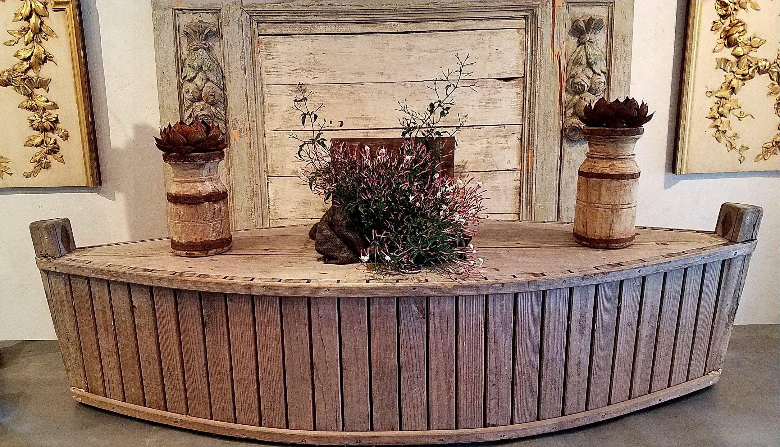 French Rustic Eel Box Makes a Fabulous Garden Planter for Inside or Out For Sale 3