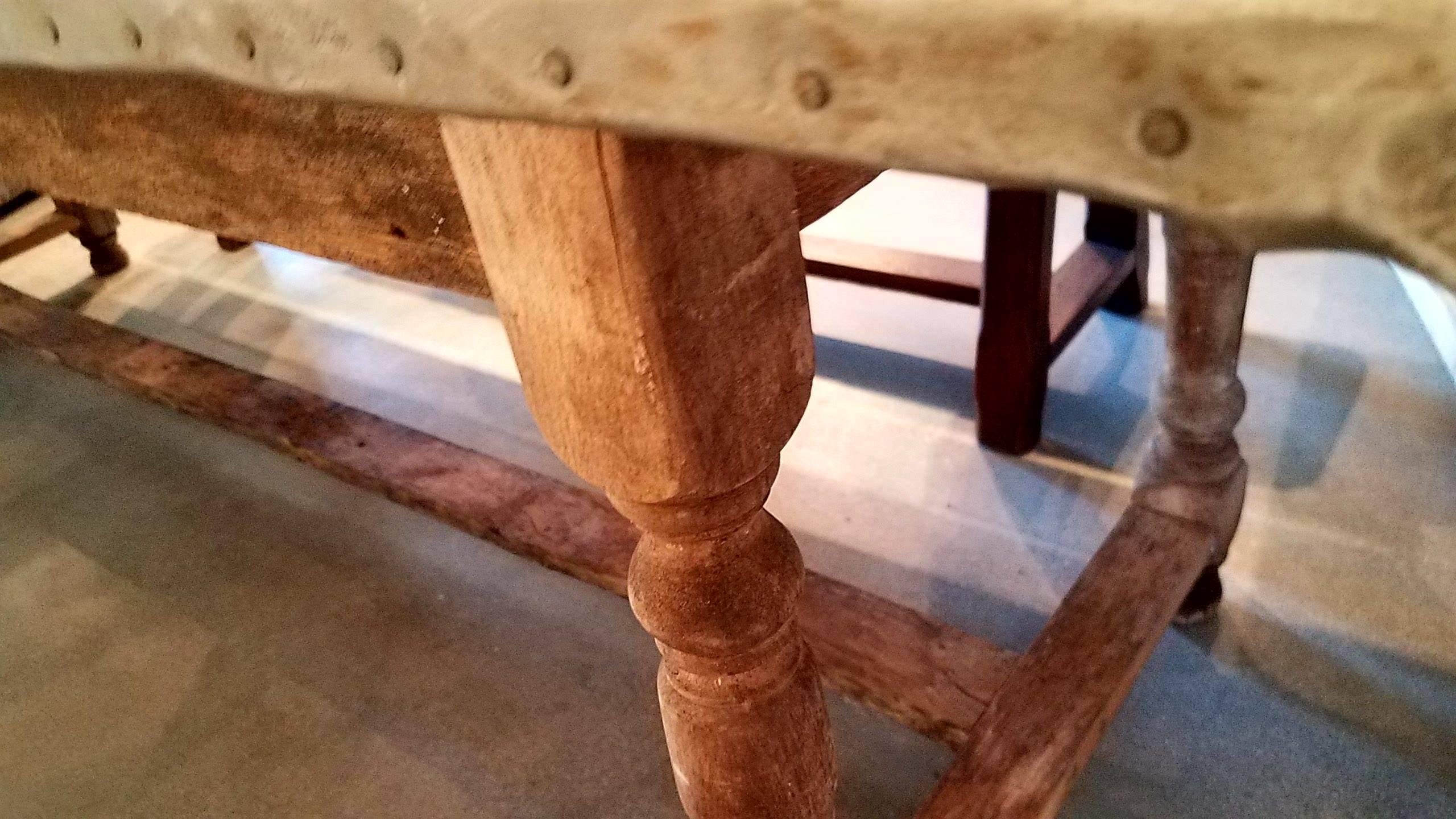 19th Century French Potting Table with Trestle Base and Zinc Top 1