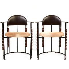 Obscure Abacus Iron Side Chairs