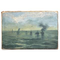 Antique Maritime Painting