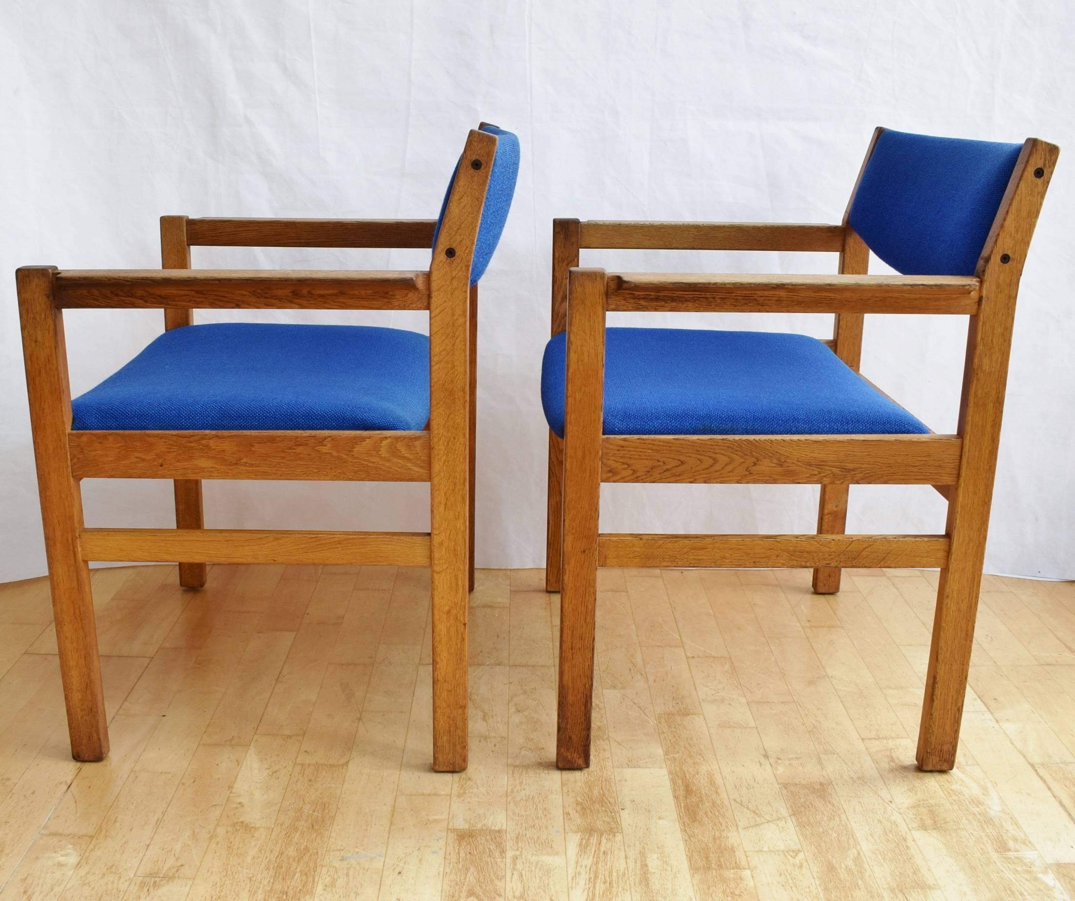 Mid-Century Retro Danish Pair of Armchairs, Børge Mogensen for FDB Mobler, 1970s In Excellent Condition For Sale In Selston, Nottinghamshire
