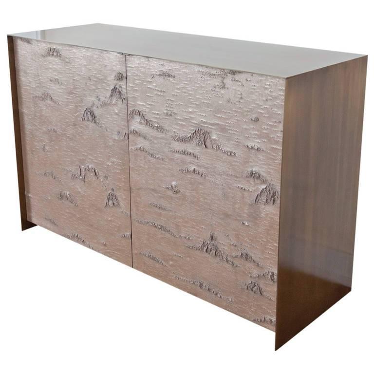 ETHER ATELIER 'Winabojo I' Bronze & Lacquer Credenza, Customizable For Sale