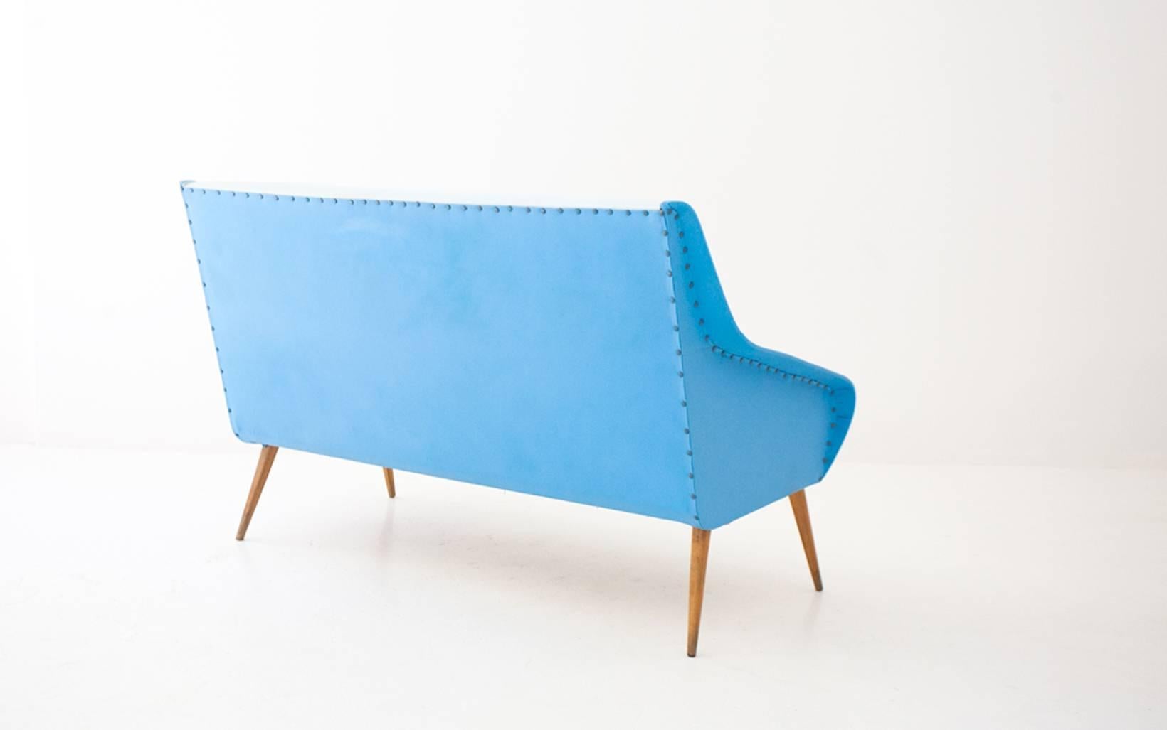 Mid-Century Modern Swedish Sofa, 1950s 1
