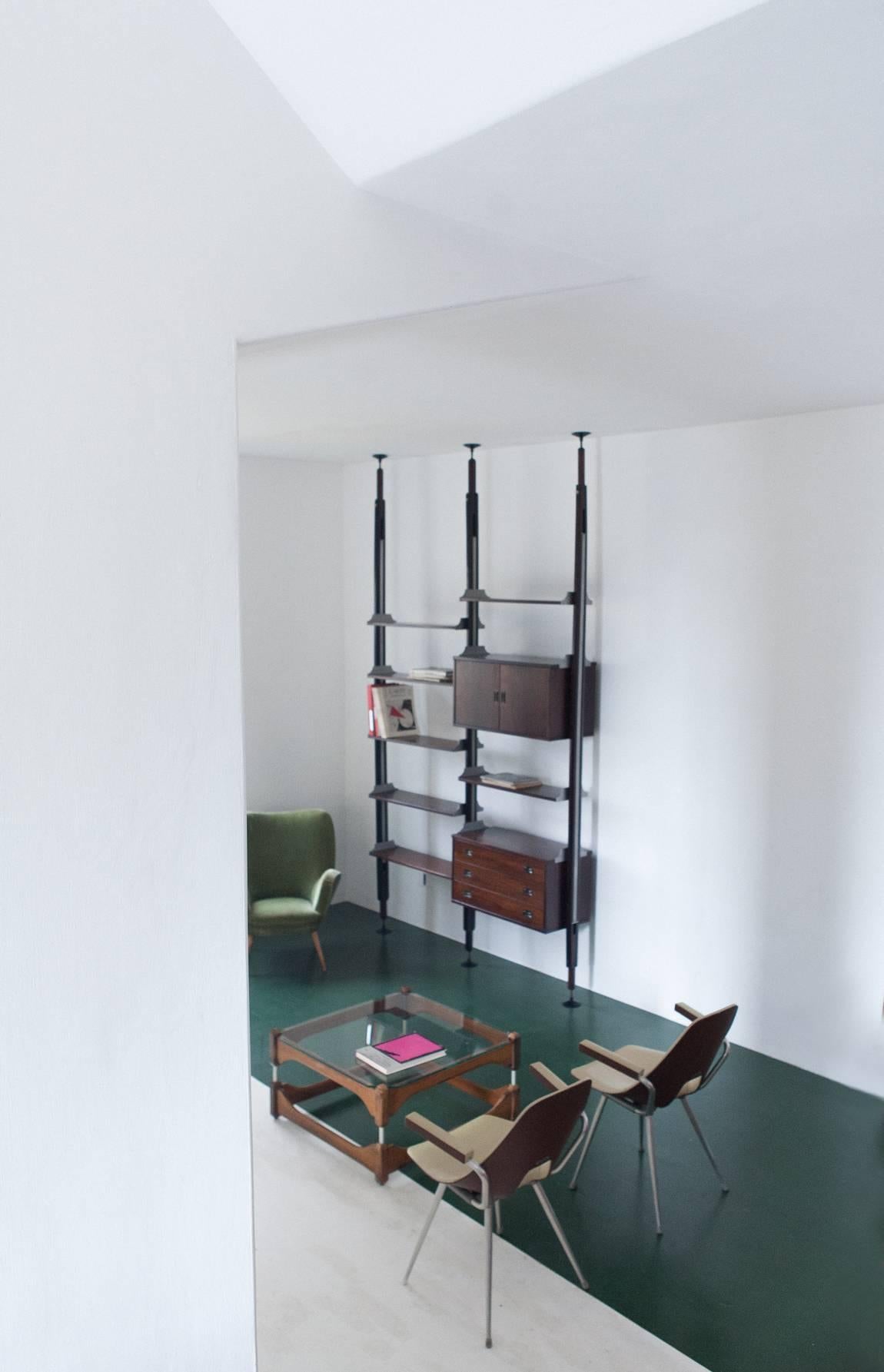 floor to ceiling shelving unit