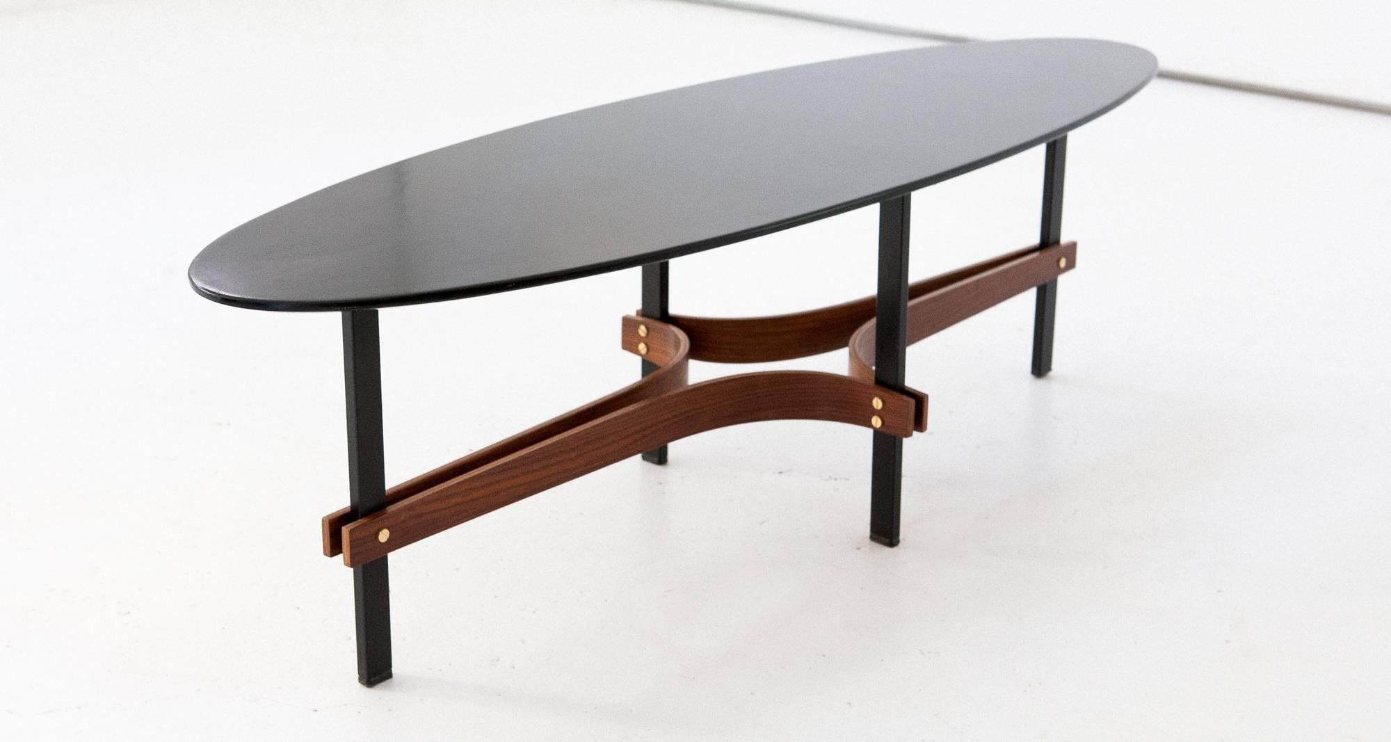 Large Italian Coffee Table, circa 1950 In Excellent Condition In Rome, IT