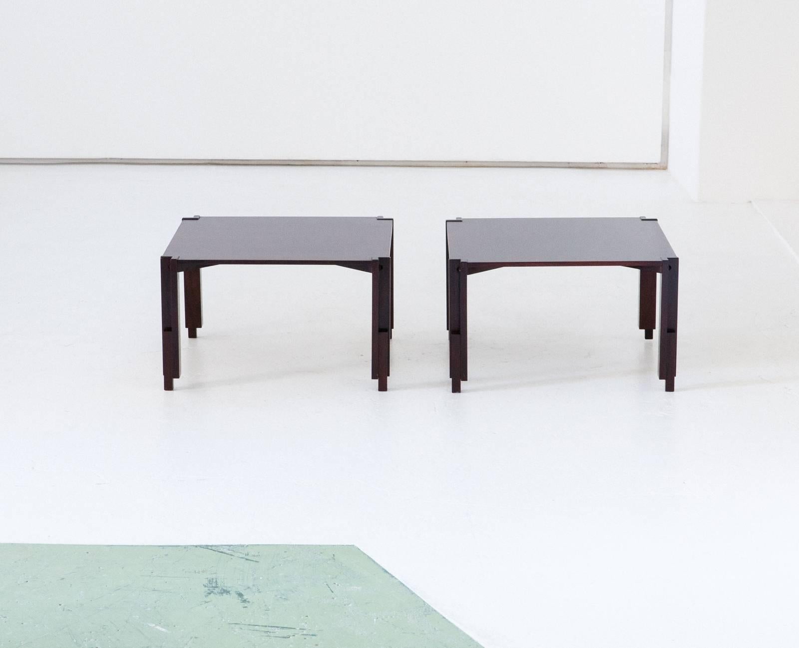 Two Italian Mid-Century Modern Coffee Tables Stildomus Attributed In Excellent Condition In Rome, IT