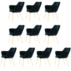 Set of Eight Airone Armchairs by Gio Ponti - list for Alex