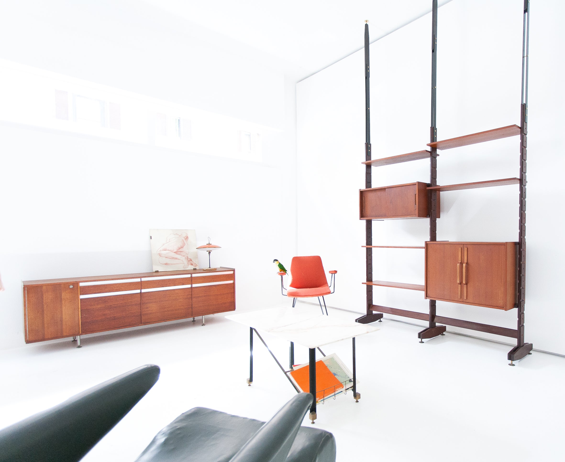Italian Mid Century Mahogany Wall Unit Bookshelf Attrib To Ico Parisi Italian Mid Century Mahogany Wall Unit Bookshelf Attrib To Ico Parisi